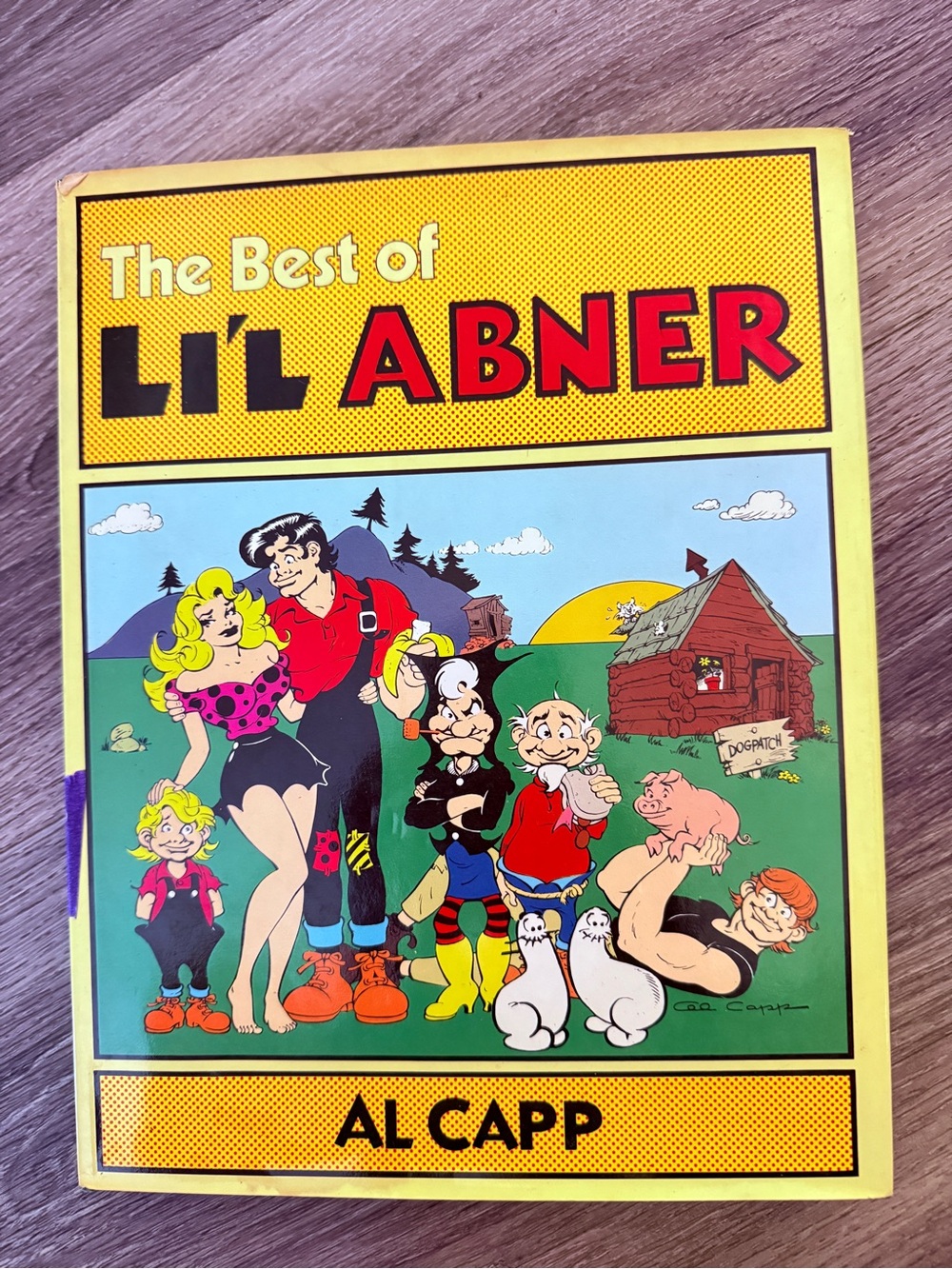 Vintage The Best of Li'l Abner Al Capp 1978 Hardcover First Edition Dust Jacket